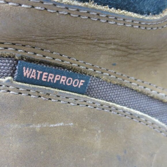 Schmidt Waterproof Nubuck Leather Boots Shoes Mens Work Footwear sz 13 - Picture 3 of 9